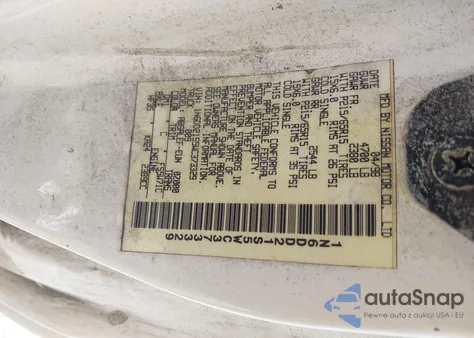 1998 Nissan Frontier Standard/Xe z USA, uszkodzony, nr VIN 1N6DD21S5WC373329